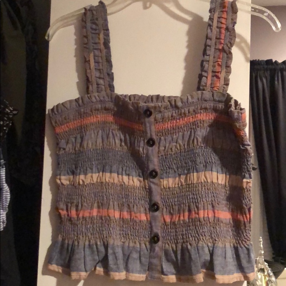 Size small denim/chambray tank top